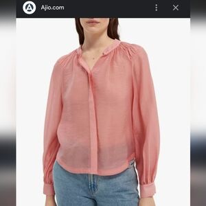 Scotch & Soda Shirt with Voluminous Sleeves Sz XL